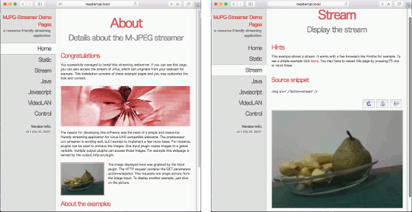 MJPG-streamer Homepage